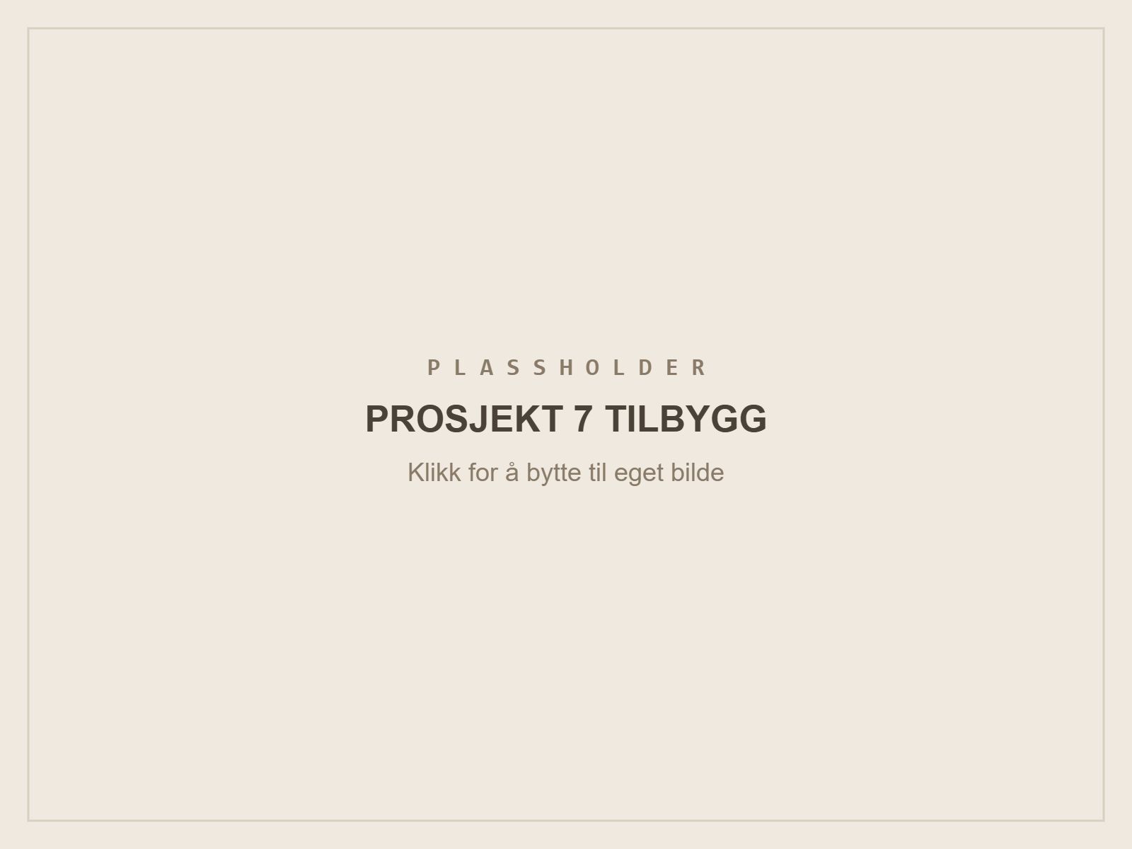 Tilbygg med terrasse